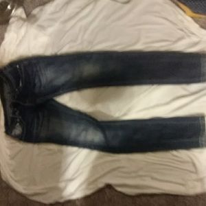 Bling! Blue republic dark to light denim jeans.